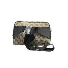 Load image into Gallery viewer, Gucci GG Fabric Crossbody Bag Brown