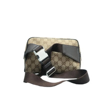 Load image into Gallery viewer, Gucci GG Fabric Crossbody Bag Brown