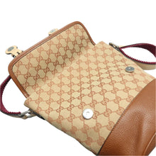 Load image into Gallery viewer, Gucci GG Monogram Children's GG Messenger Bag Beige