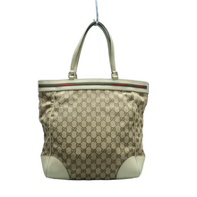 Load image into Gallery viewer, GUCCI Fabric Shoulder Bag Brown