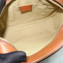 Load image into Gallery viewer, Gucci Web Vintage Canvas Shoulder Bag Sand Cuir