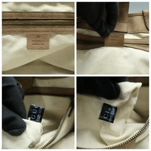 Load image into Gallery viewer, GUCCI Fabric Tote Bag Brown