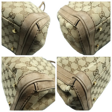 Load image into Gallery viewer, GUCCI Fabric Tote Bag Brown