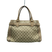 Load image into Gallery viewer, GUCCI Fabric Tote Bag Brown