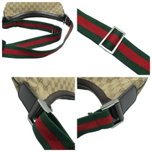 Load image into Gallery viewer, GUCCI Fabric Shoulder Bag Brown