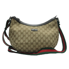Load image into Gallery viewer, GUCCI Fabric Shoulder Bag Brown