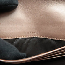 Load image into Gallery viewer, Gucci GG Canvas Leather Lovely Heart Continental Wallet Beige/Metallic