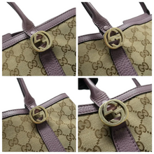 Load image into Gallery viewer, GUCCI Miss GG Fabric Shoulder Bag Bicolor