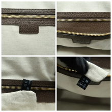 Load image into Gallery viewer, Gucci Ophidia Shopping Fabric Satchel Bag Brown