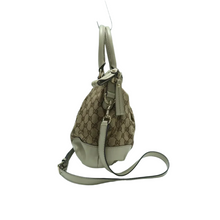 Load image into Gallery viewer, GUCCI Sukey Fabric Satchel Bag Brown