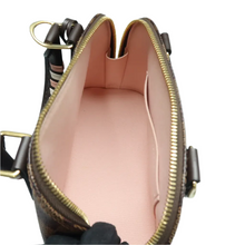 Load image into Gallery viewer, Louis Vuitton Alma BB Damier Ebene Braided Canvas Satchel Bag Brown