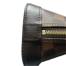 Load image into Gallery viewer, Louis Vuitton Alma BB Damier Ebene Braided Canvas Satchel Bag Brown