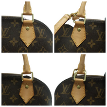 Load image into Gallery viewer, Louis Vuitton Alma BB Monogram Canvas Satchel Bag Brown
