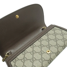 Load image into Gallery viewer, GUCCI Blondie Canvas Shoulder Bag Brown