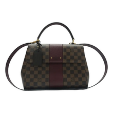 Load image into Gallery viewer, Louis Vuitton Bond Street Damier Ebene Canvas Satchel Bag Brown