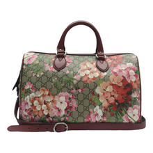 Load image into Gallery viewer, GUCCI Boston Canvas Satchel Bag Bicolor