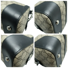 Load image into Gallery viewer, GUCCI Boston Canvas Satchel Bag Brown