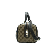 Load image into Gallery viewer, Gucci Boston Leather Satchel Bag Brown