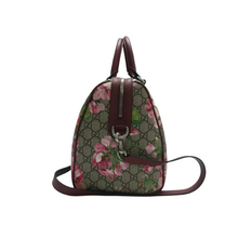 Load image into Gallery viewer, GUCCI Boston Canvas Satchel Bag Bicolor