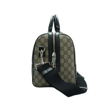 Load image into Gallery viewer, GUCCI Boston Canvas Satchel Bag Brown