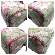 Load image into Gallery viewer, GUCCI Boston Blooms Canvas Satchel Bag Bicolor