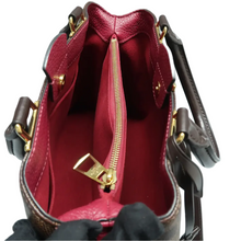 Load image into Gallery viewer, Louis Vuitton Brittany Damier Ebene Canvas Satchel Bag Brown