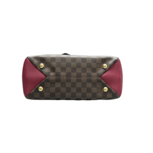 Load image into Gallery viewer, Louis Vuitton Brittany Damier Ebene Canvas Satchel Bag Brown