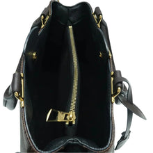 Load image into Gallery viewer, LOUIS VUITTON Brittany Damier Ebene Canvas Satchel Bag Brown