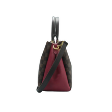 Load image into Gallery viewer, Louis Vuitton Brittany Damier Ebene Canvas Satchel Bag Brown