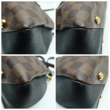 Load image into Gallery viewer, LOUIS VUITTON Brittany Damier Ebene Canvas Satchel Bag Brown
