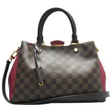 Load image into Gallery viewer, Louis Vuitton Brittany Damier Ebene Canvas Satchel Bag Brown