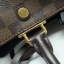 Load image into Gallery viewer, LOUIS VUITTON Brittany Damier Ebene Canvas Satchel Bag Brown