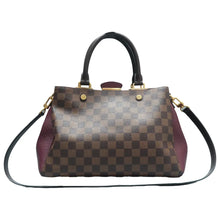 Load image into Gallery viewer, Louis Vuitton Brittany Damier Ebene Canvas Satchel Bag Brown