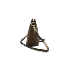 Load image into Gallery viewer, Burberry Leather Fabric Shoulder Bag Brown