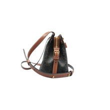 Load image into Gallery viewer, Celine Cabas De France Triomphe Canvas Calfskin Shoulder Bag Brown
