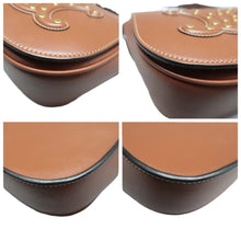 Load image into Gallery viewer, CELINE Leather Crossbody Bag Brown