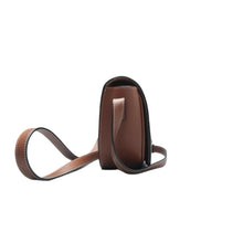 Load image into Gallery viewer, CELINE Leather Crossbody Bag Brown