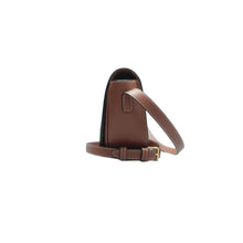 Load image into Gallery viewer, CELINE Leather Crossbody Bag Brown
