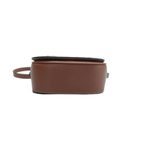 Load image into Gallery viewer, CELINE Leather Crossbody Bag Brown