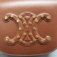 Load image into Gallery viewer, CELINE Leather Crossbody Bag Brown