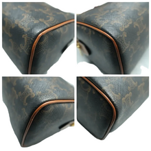 Load image into Gallery viewer, Celine Canvas Satchel Bag Brown