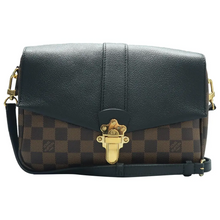 Load image into Gallery viewer, Louis Vuitton Clapton Damier Ebene Canvas Shoulder Bag Brown