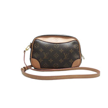 Load image into Gallery viewer, Louis Vuitton Deauville Monogram Canvas Shoulder Bag Brown