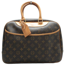 Load image into Gallery viewer, Louis Vuitton Deauville Monogram Canvas Tote Bag Brown