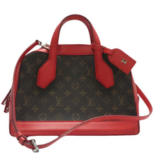 Load image into Gallery viewer, LOUIS VUITTON Dora Monogram Canvas Satchel Red