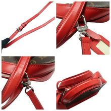 Load image into Gallery viewer, LOUIS VUITTON Dora Monogram Canvas Satchel Red