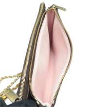 Load image into Gallery viewer, Louis Vuitton Double zip Monogram Blooming Flowers Canvas Shoulder Bag Brown