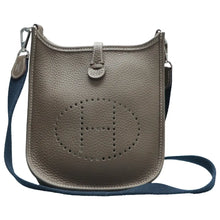 Load image into Gallery viewer, HERMES Evelyne Mini Leather Shoulder bag Brown