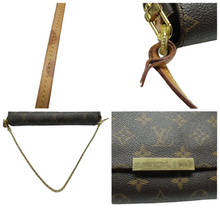 Load image into Gallery viewer, Louis Vuitton Favorite MM Monogram Canvas Satchel Bag Brown