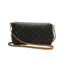 Load image into Gallery viewer, Louis Vuitton Favorite MM Monogram Canvas Satchel Bag Brown